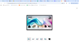 MSI PRO MP165 E6 Monitor Portátil 15.6" IPS FullHD 16:9 60Hz USB-C